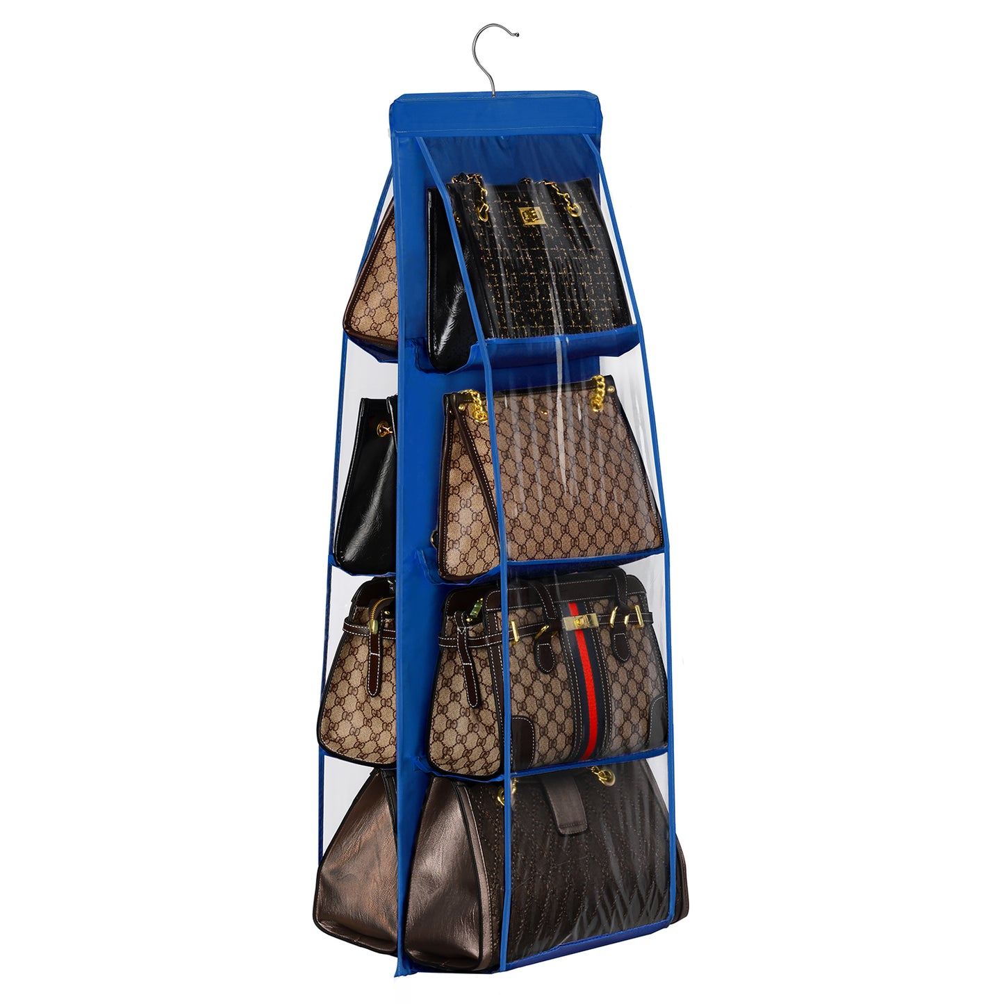 8-Pocket Foldable Handbag Organizer