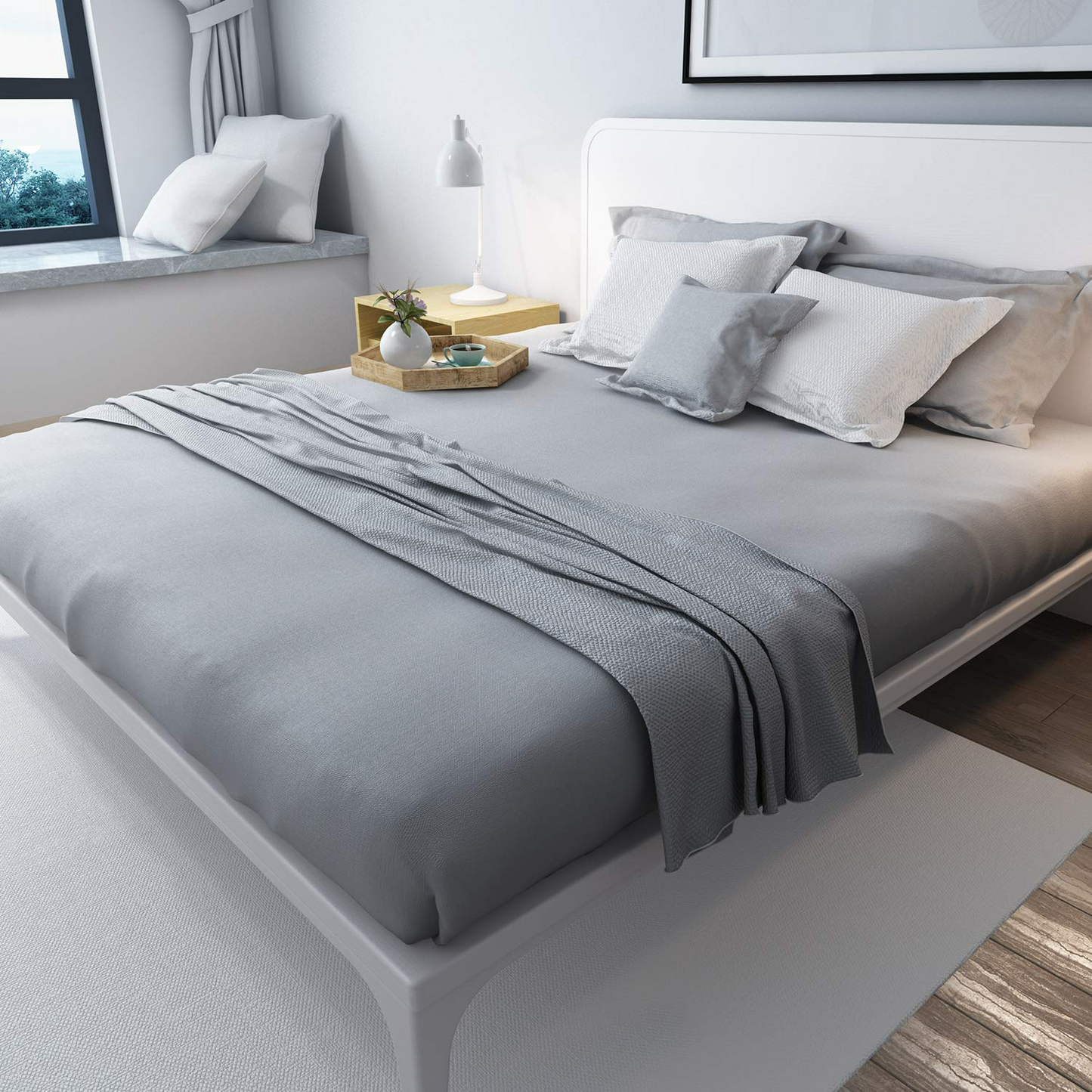Flat Sheet Pillow Cases Set