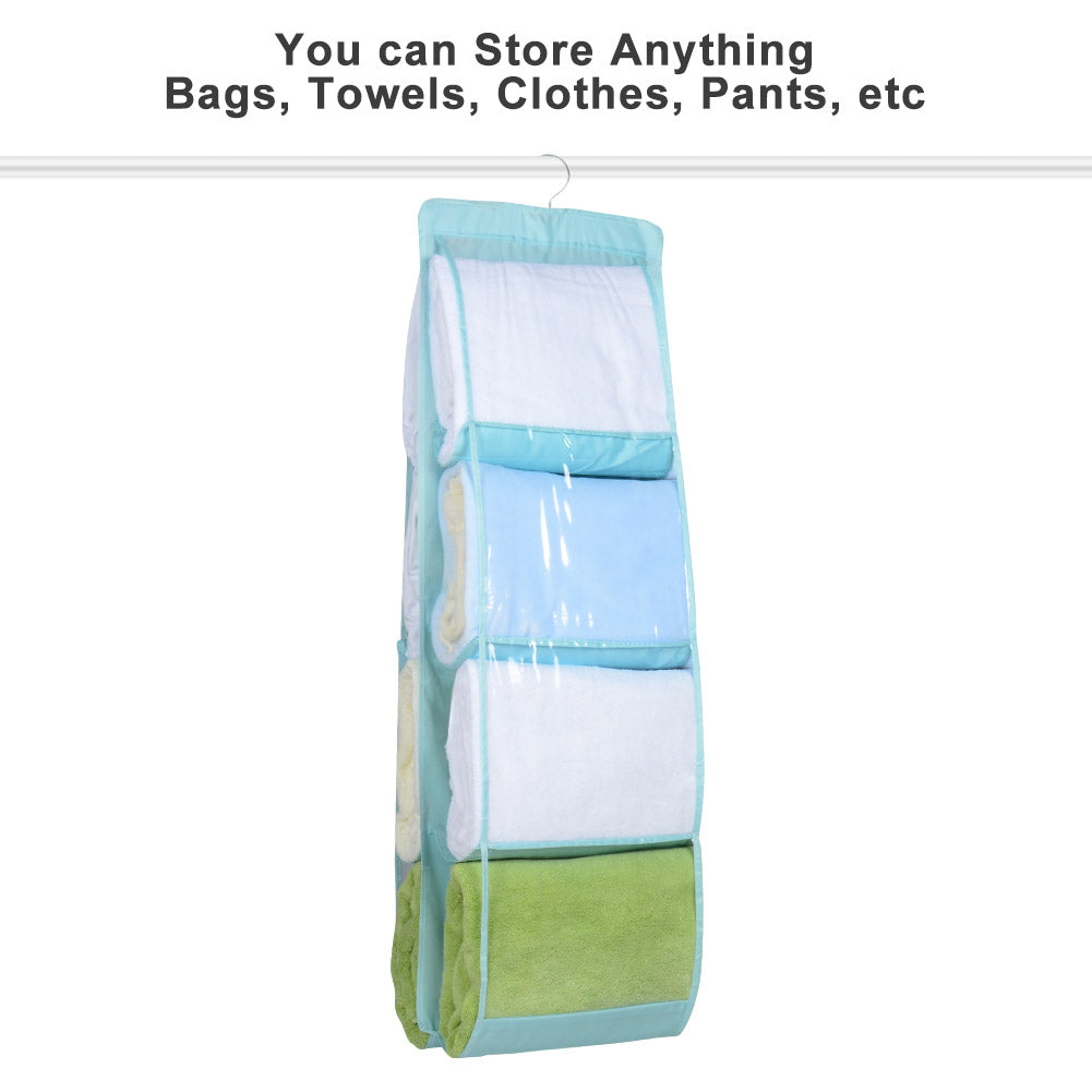 2-Pack Handbag Hanging Organizer with 8 Pockets