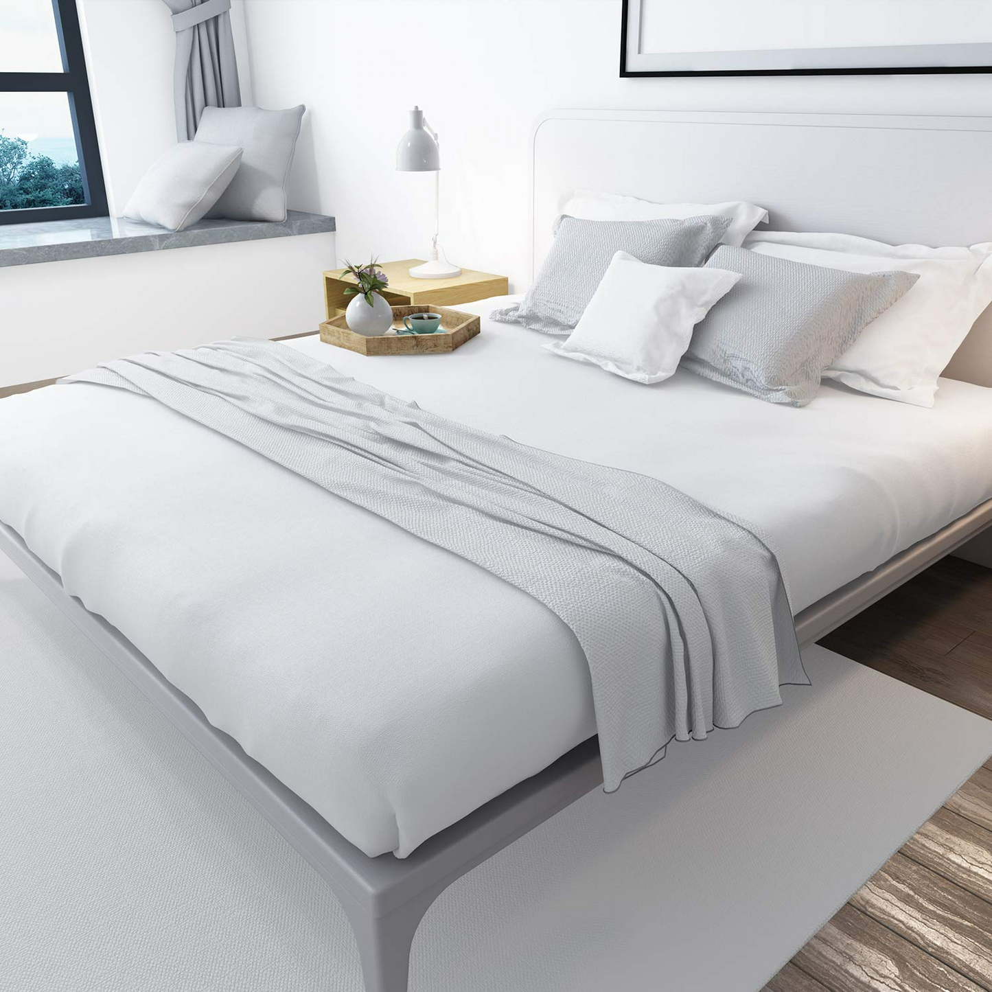 Flat Sheet Pillow Cases Set