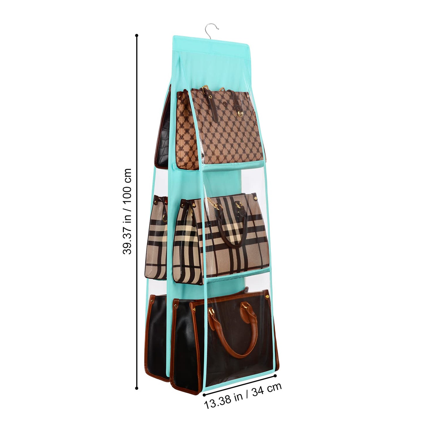 6 Pockets Foldable Handbag Hanging Organizer