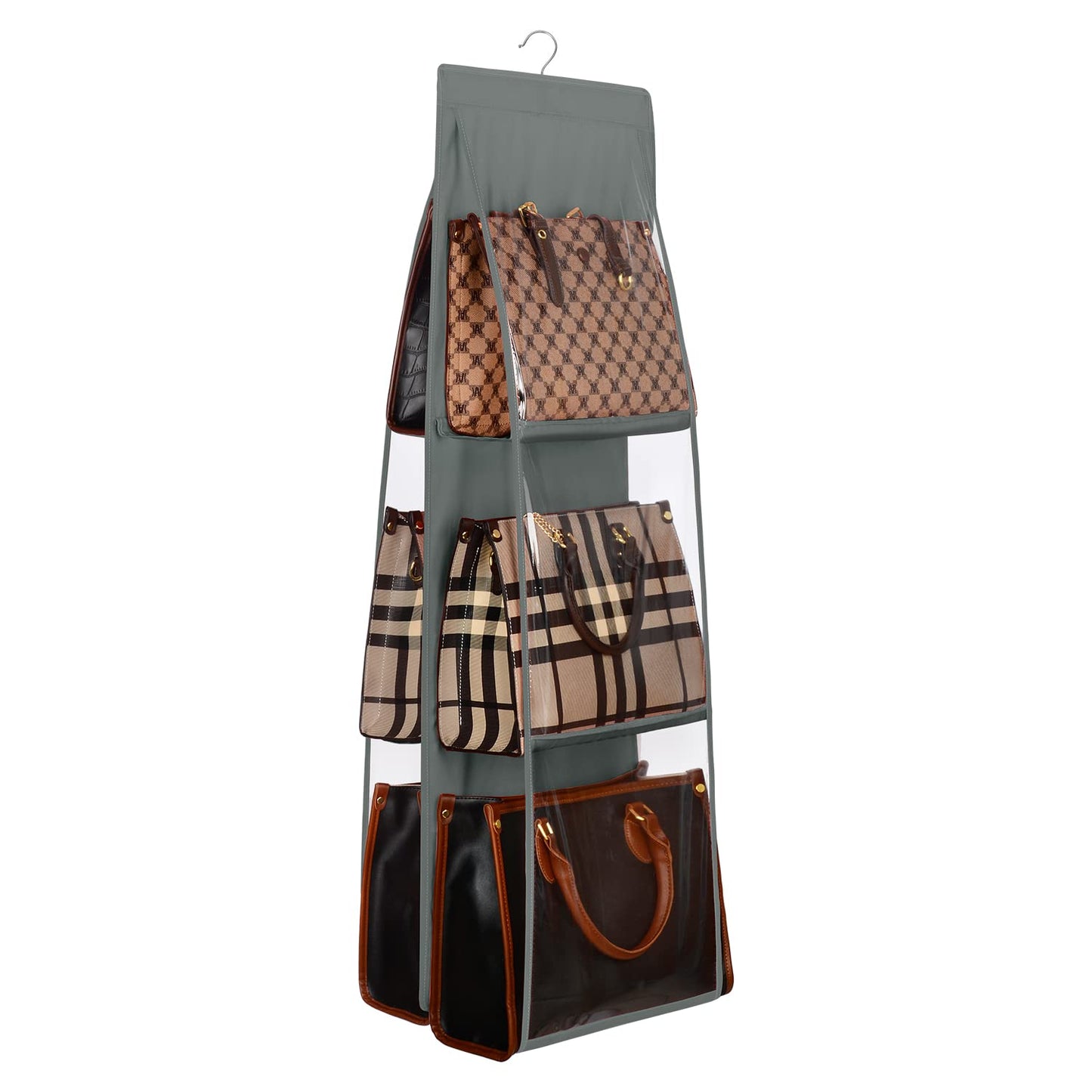6 Pockets Foldable Handbag Hanging Organizer
