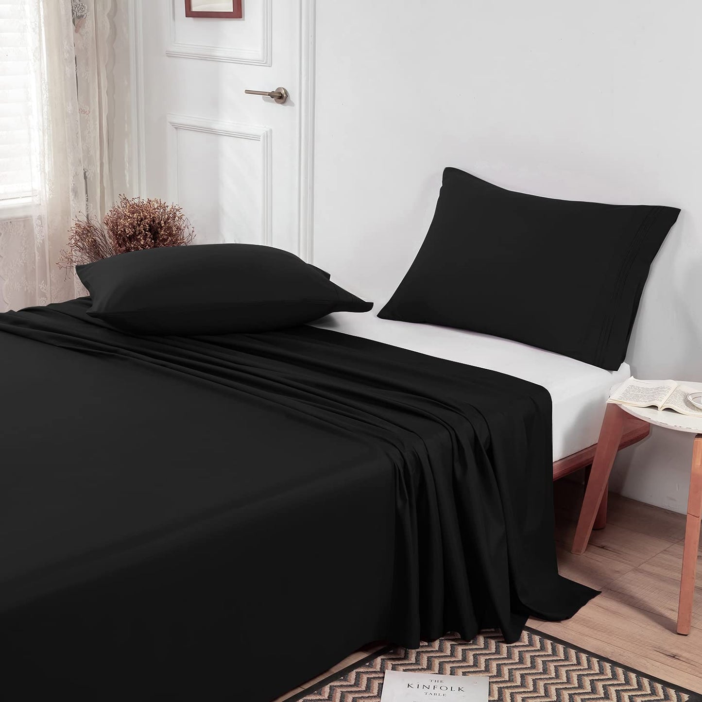 Flat Sheet Pillow Cases Set