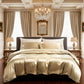 Satin Duvet Cover Set – Ultra Soft Silk-Like Microfiber, Champagne