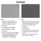 Comparison of Oxford cloth and non-woven fabric textures with descriptive text.