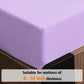 100% Cotton Fitted Sheet – 300 Thread Count Cooling & Breathable Deep Pocket Bed Sheet with Secure Elastic Fit for Hotel & Home, Twin/Twin XL/Full/Queen/King